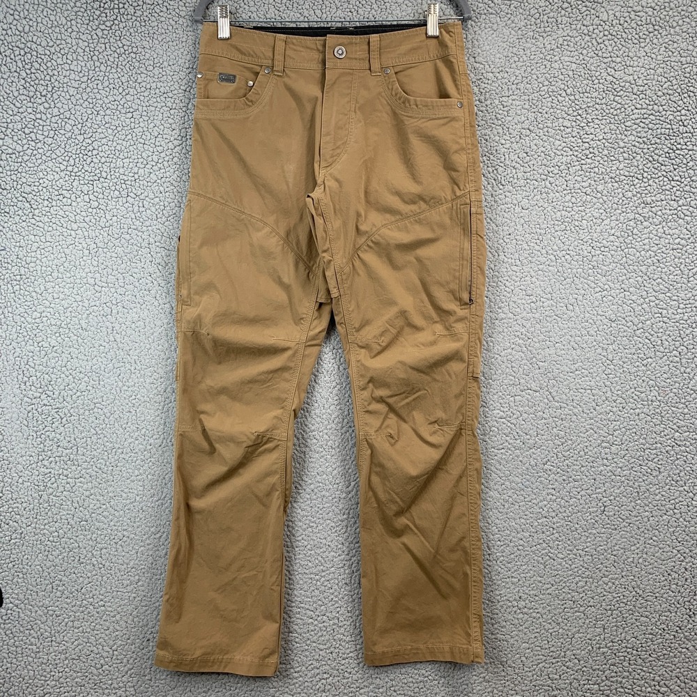 Kuhl Konfidant Air Pants Mens 30x30 Brown Stretch Classic Fit Lightweight Cargo